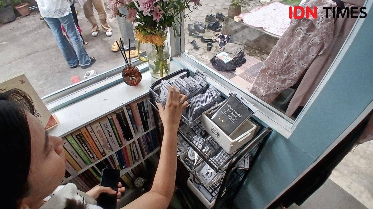 Potret toko Akal Buku di Palagan Jogja