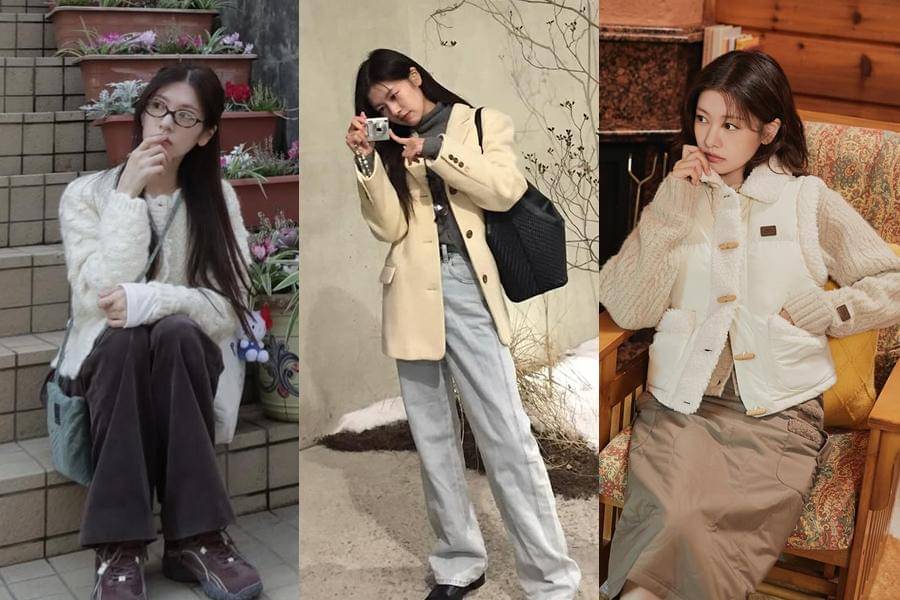 ide styling knitwear ala Jung So Min