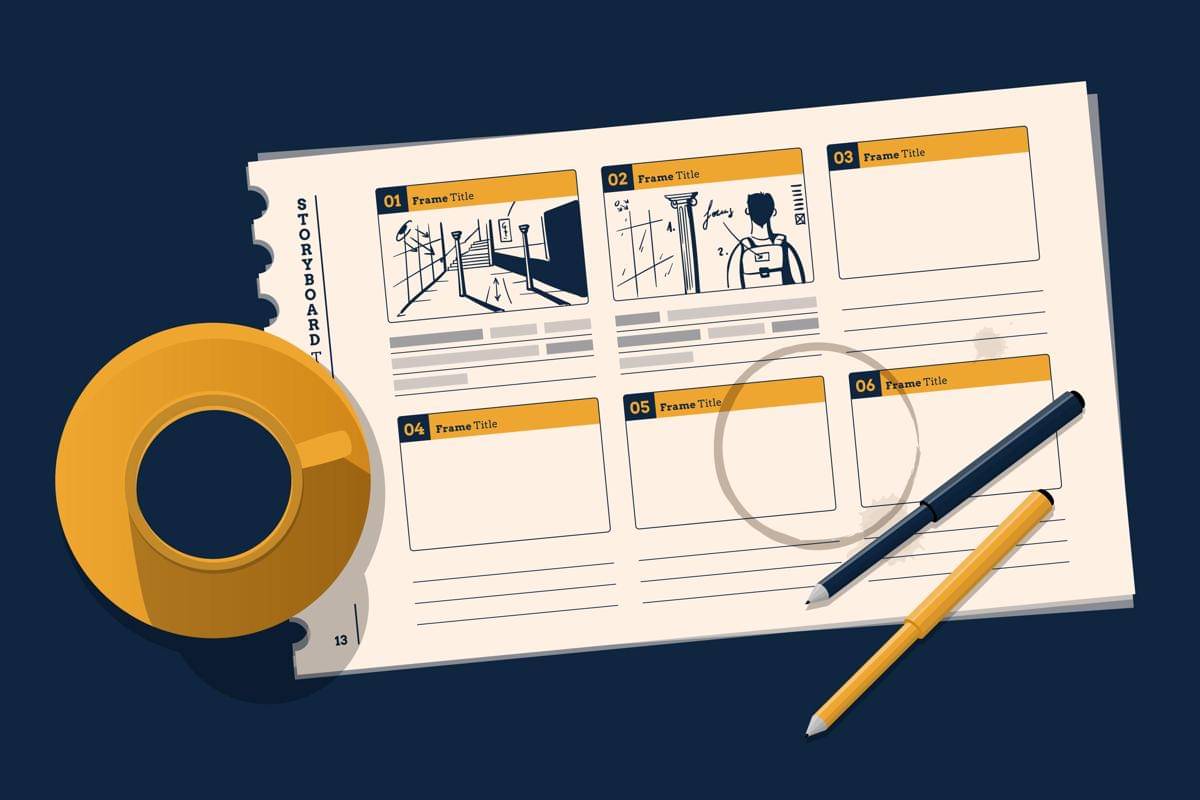 ilustrasi jobdesk ilustrator storyboard
