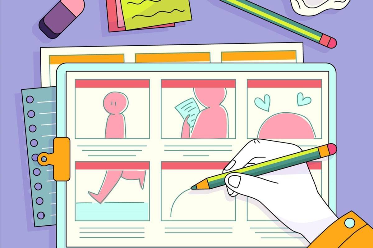 ilustrasi jobdesk ilustrator storyboard