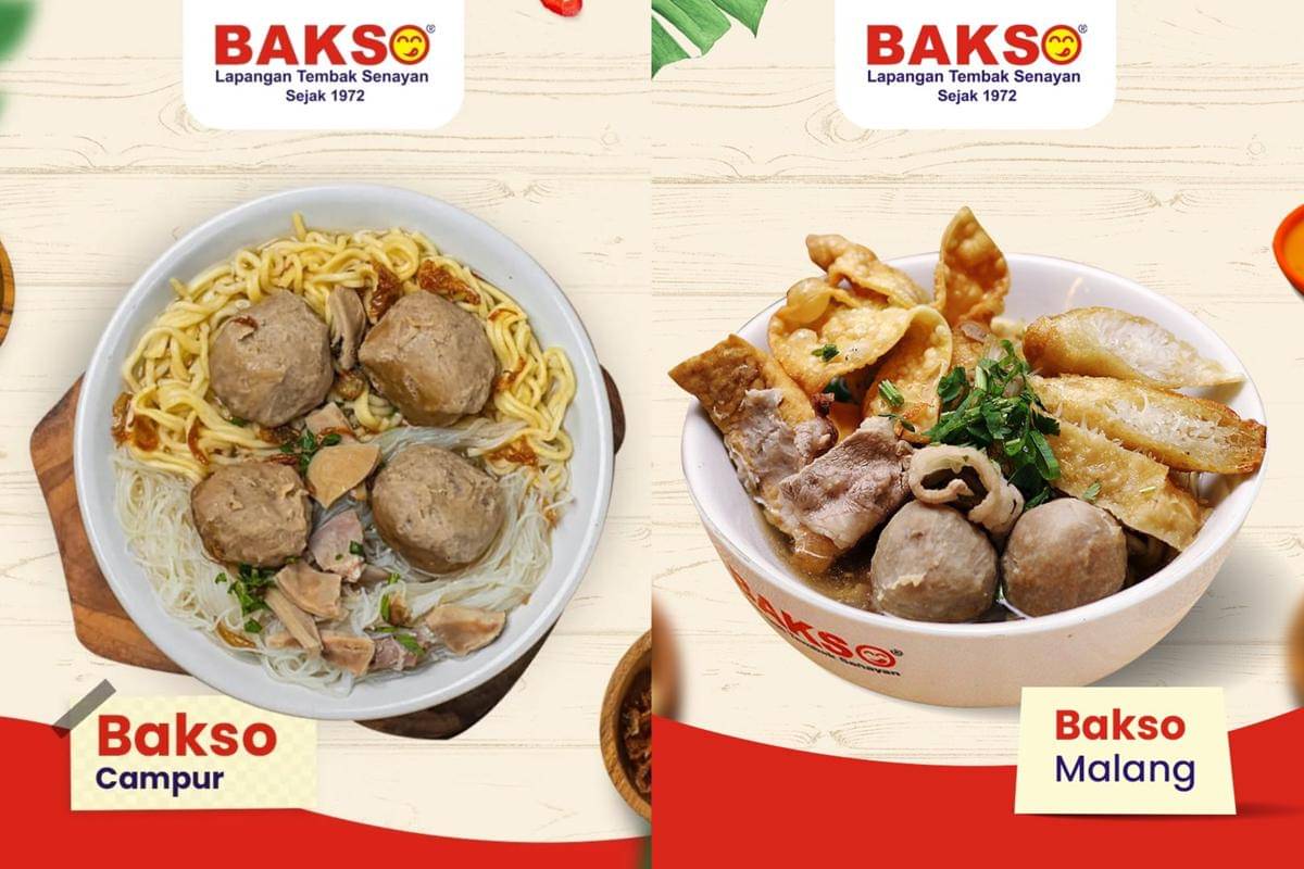 menu Bakso Lapangan Tembak Senayan