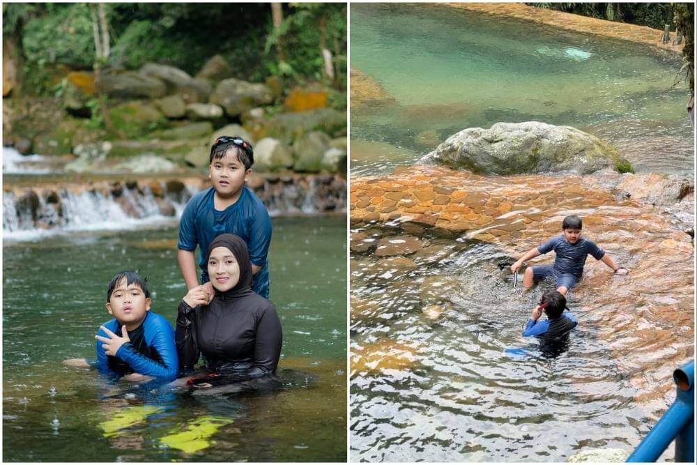 Ririe Fairus ajak anak ke Lembah Tepus
