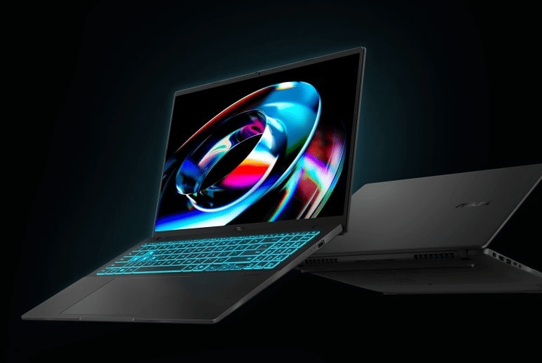 ilustrasi laptop gaming