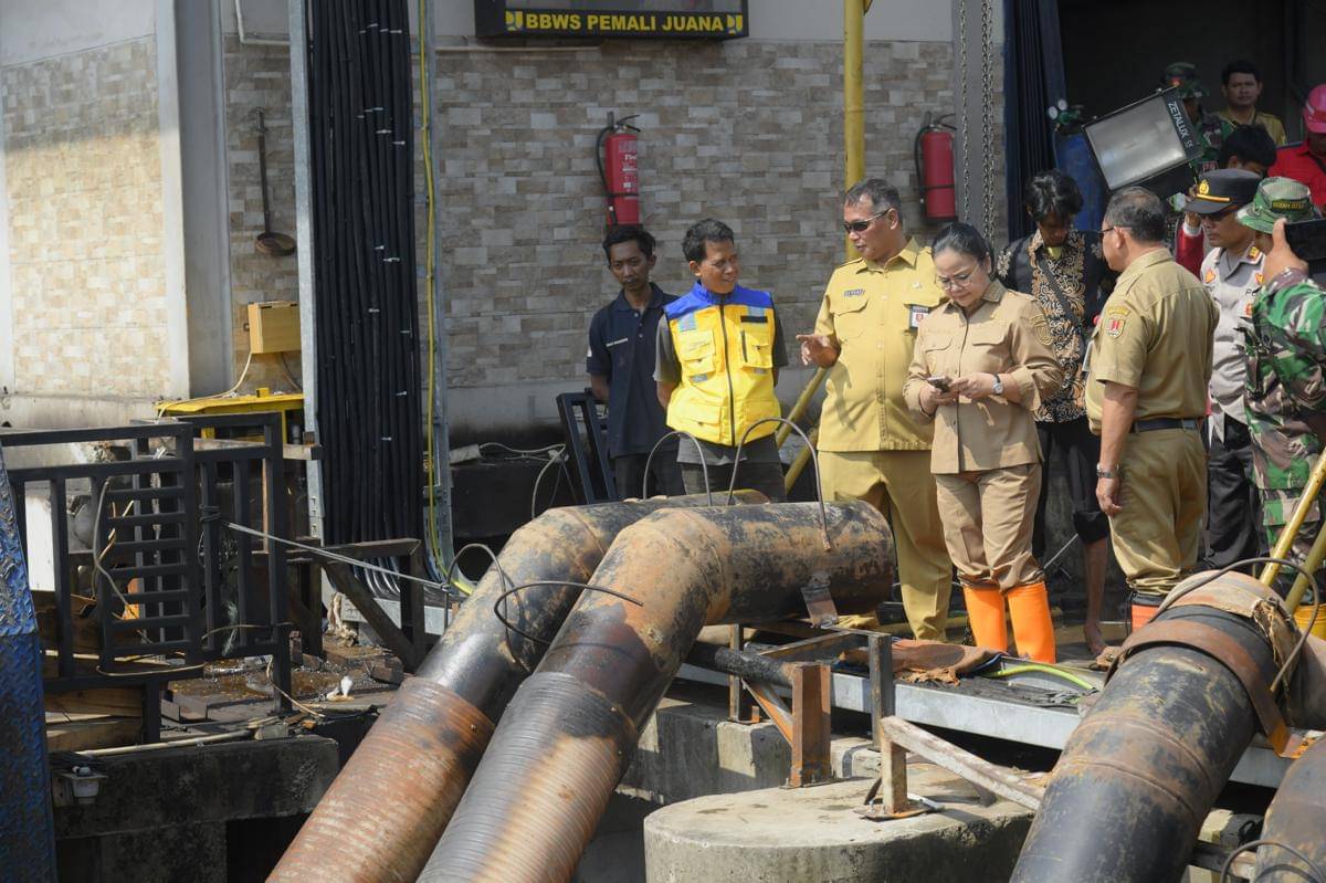 Banjir, banjir semarang, rumah pompa, pompa air