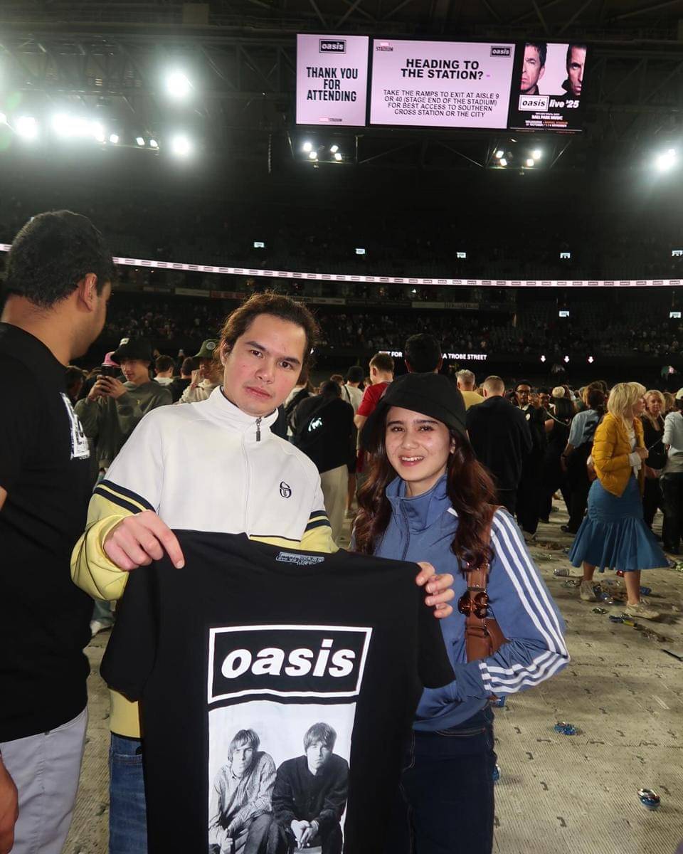 Tissa Biani dan Dul nonton Oasis di Melbourne (instagram.com/tissabiani)