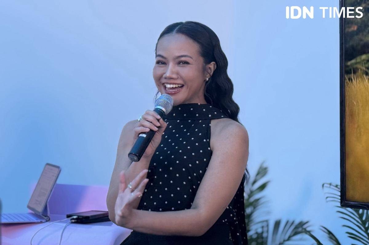 Yura Yunita pada Selasa (4/11/2025) (IDN Times/Elizabeth Chiquita)