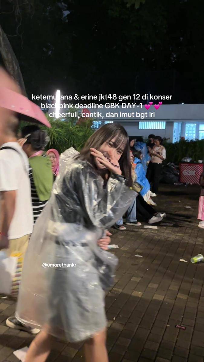member JKT48 nonton konser BLACKPINK