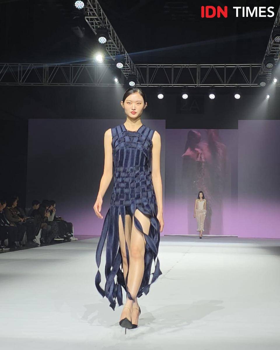 Koleksi karya Ernesto Abram di Busan Fashion Week 2025