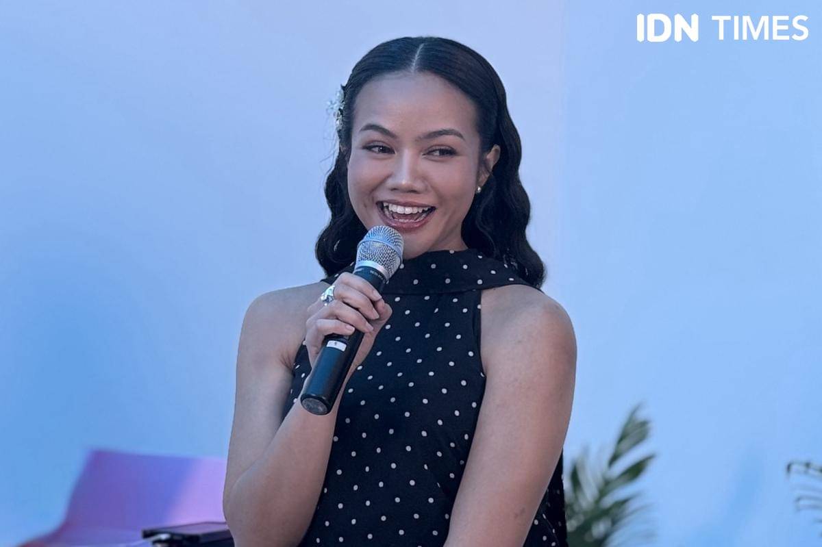 Yura Yunita pada Selasa (4/11/2025) (IDN Times/Elizabeth Chiquita)