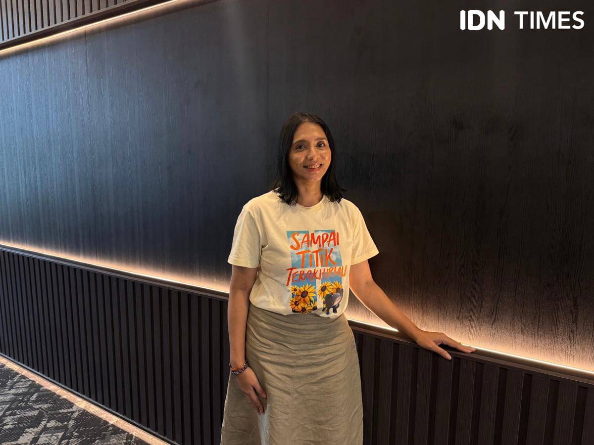 Unique Priscilla pada Senin (27/10/2025) (IDN Times/Elizabeth Chiquita)