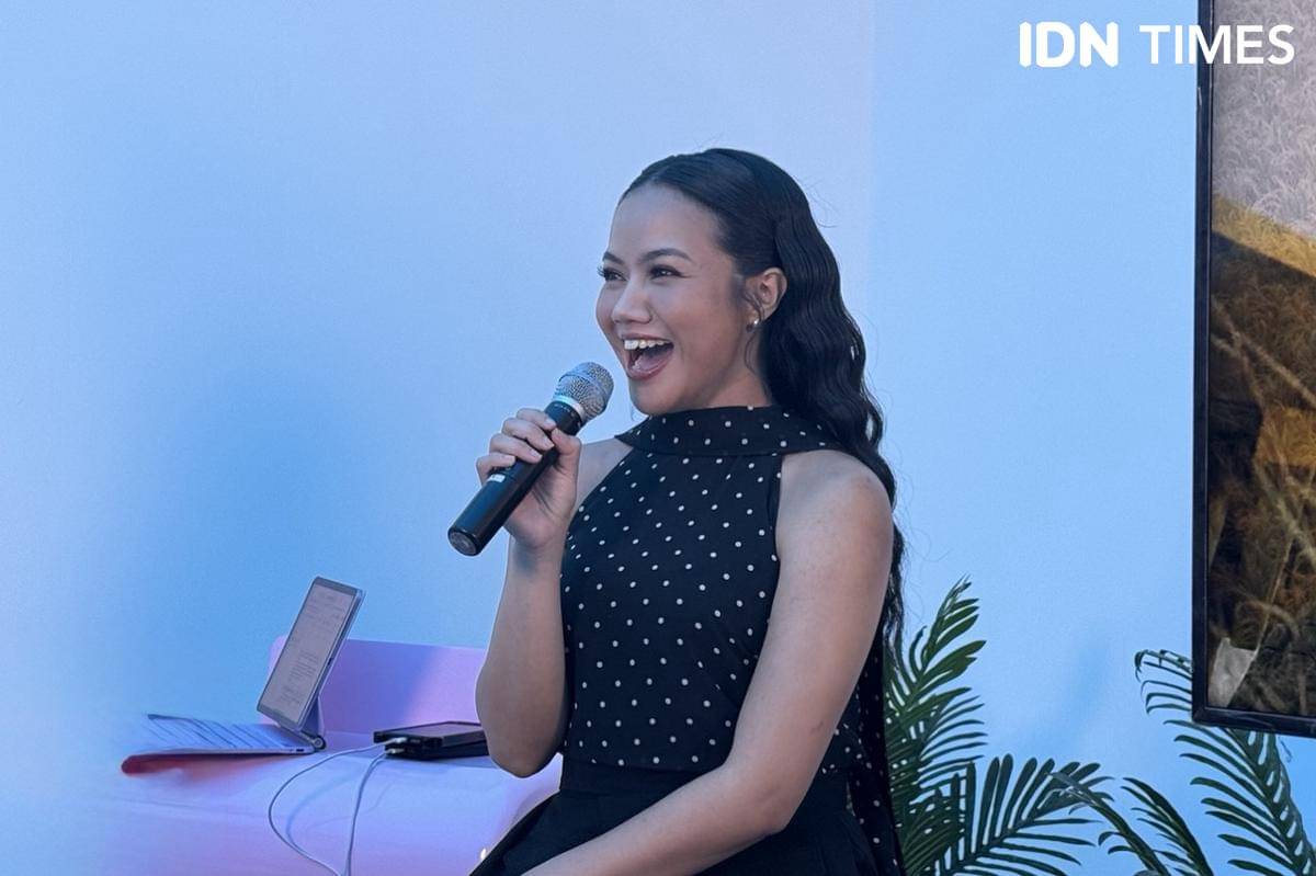 Yura Yunita pada Selasa (4/11/2025) (IDN Times/Elizabeth Chiquita)