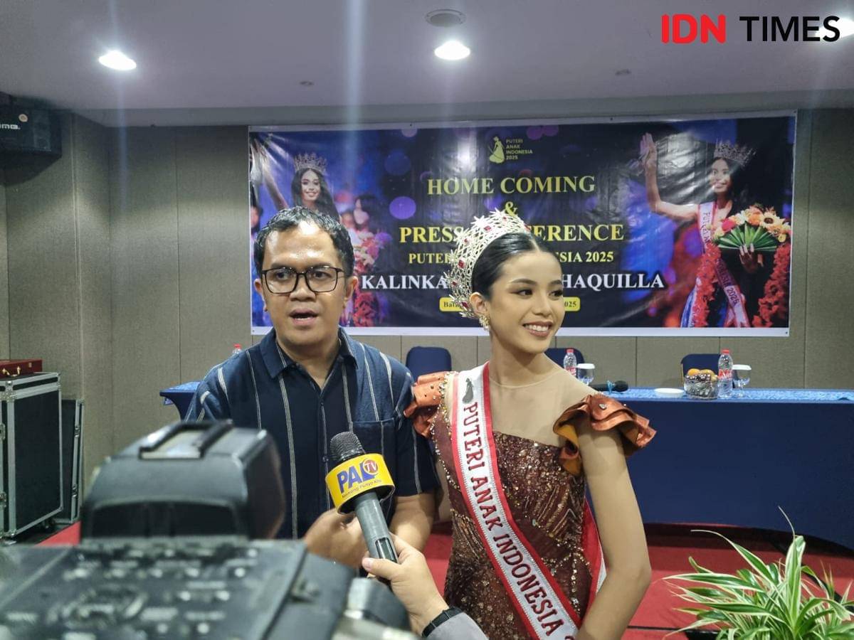 Kalinka Shereen Shaquilla dinobatkan sebagai Putri Anak Indonesia 2025 (IDN Times/Rangga Erfizal)