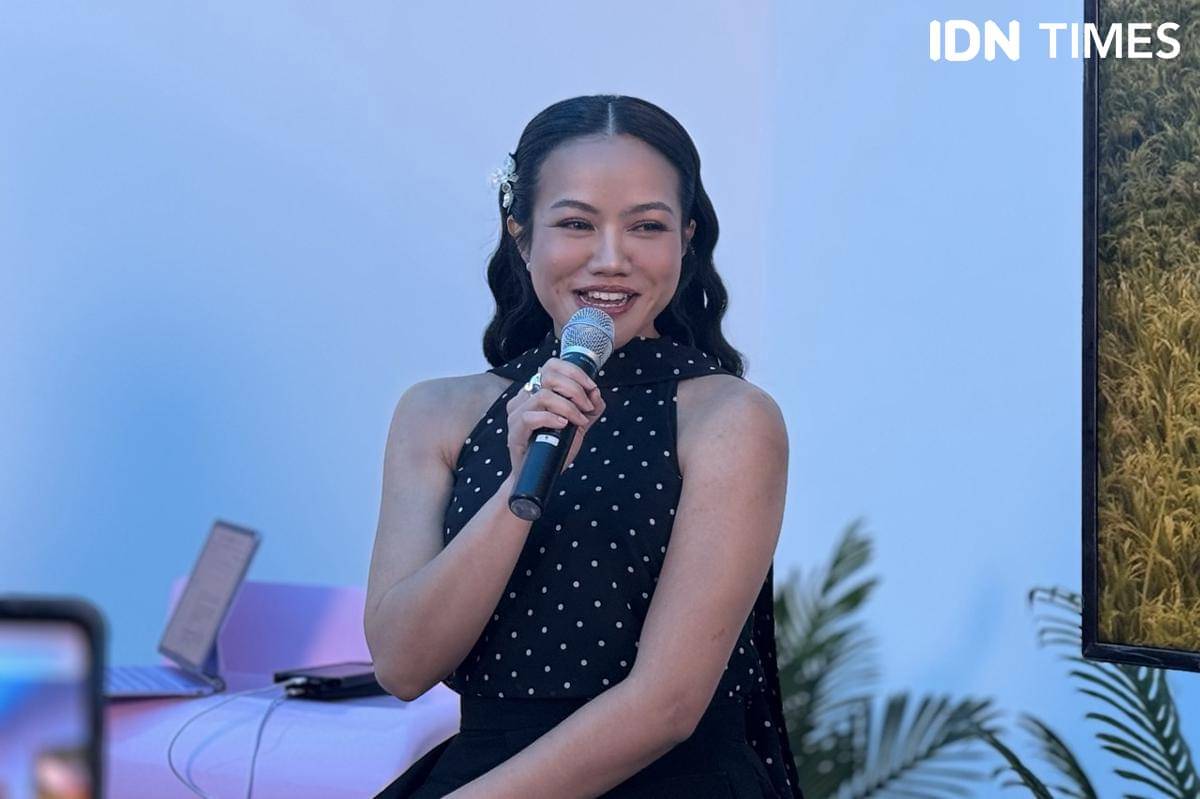 Yura Yunita pada Selasa (4/11/2025) (IDN Times/Elizabeth Chiquita)