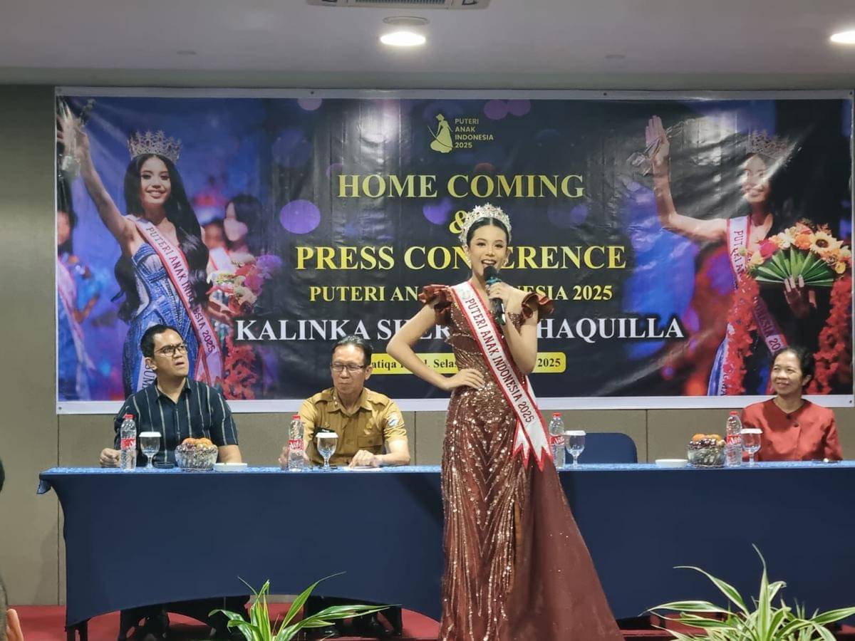 Kalinka Shereen Shaquilla dinobatkan sebagai Putri Anak Indonesia 2025