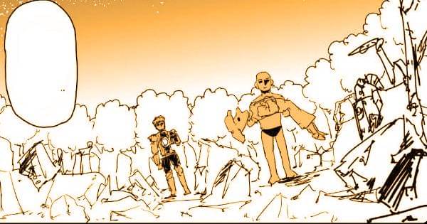 Kuseno diperlihatkan gugur - One Punch Man Webcomic