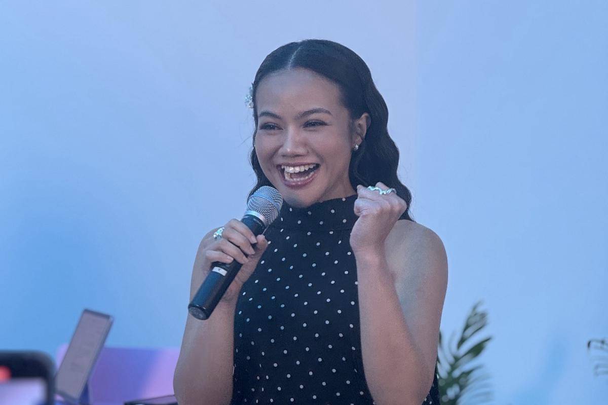 Yura Yunita pada Selasa (4/11/2025) (IDN Times/Elizabeth Chiquita)