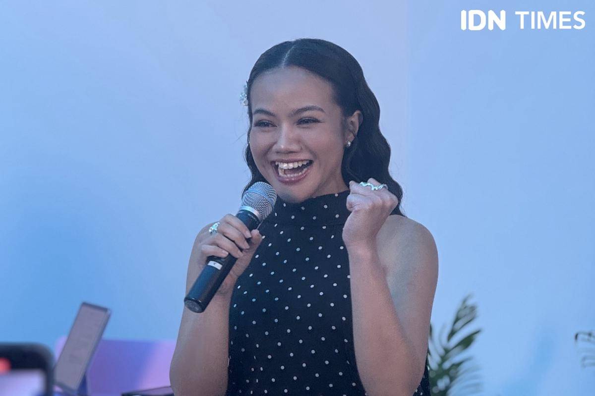 Yura Yunita pada Selasa (4/11/2025) (IDN Times/Elizabeth Chiquita)