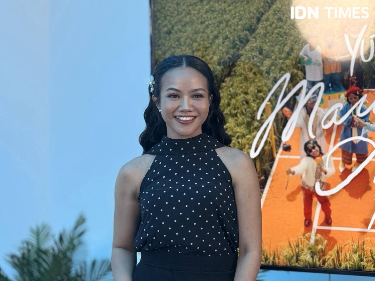 Yura Yunita pada Selasa (4/11/2025) (IDN Times/Elizabeth Chiquita)