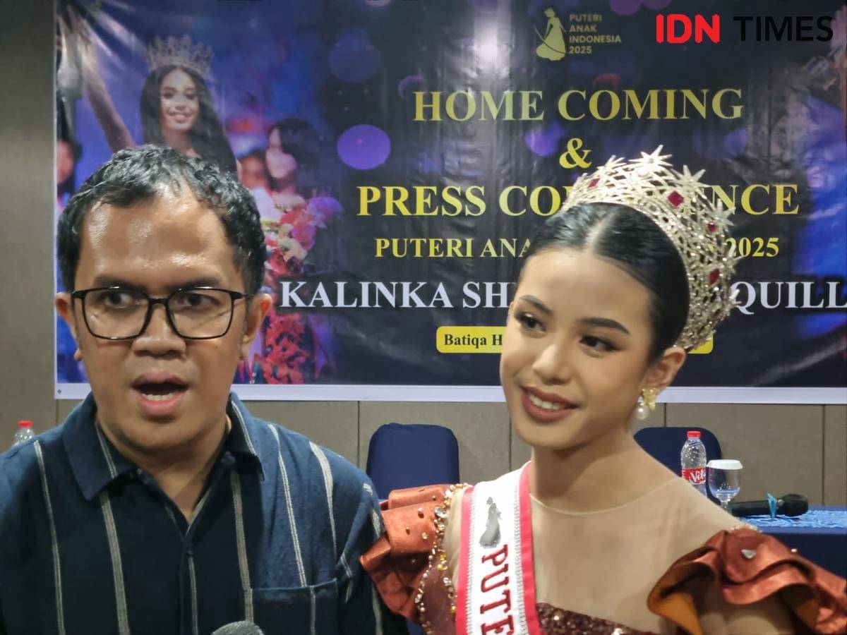 Kalinka Shereen Shaquilla dinobatkan sebagai Putri Anak Indonesia 2025 (IDN Times/Rangga Erfizal)