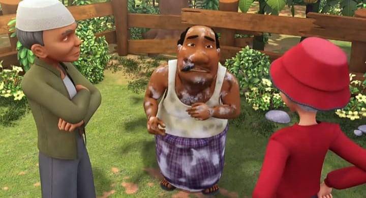 cuplikan Upin & Ipin episode "Lindung Diri dan Keluarga"