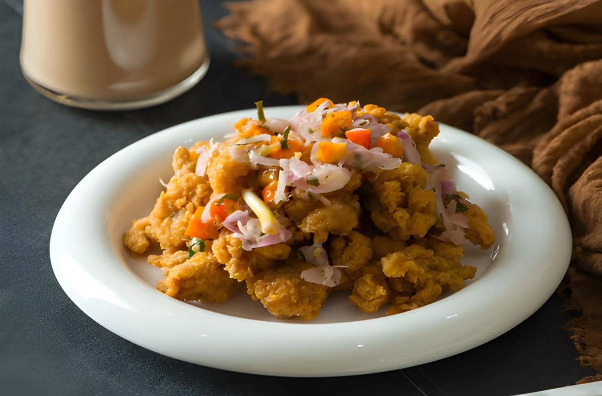 Ayam tepung sambal matah