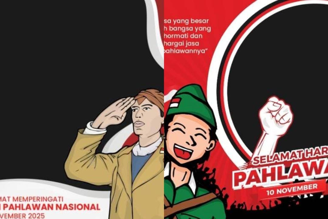 ide desain twibbon Hari Pahlawan 2025