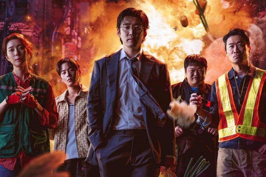 poster drama Korea Heroes Next Door