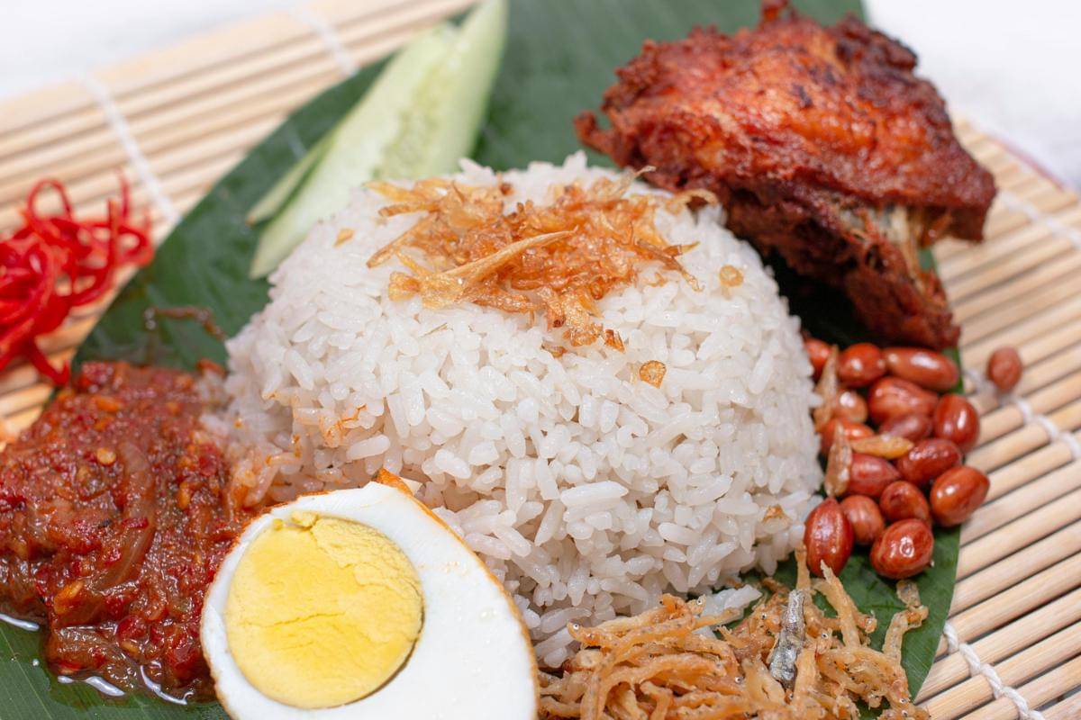 ilustrasi nasi lemak