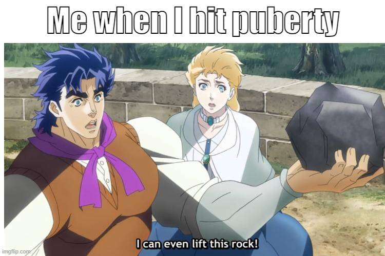 meme kartun tentang masa puber