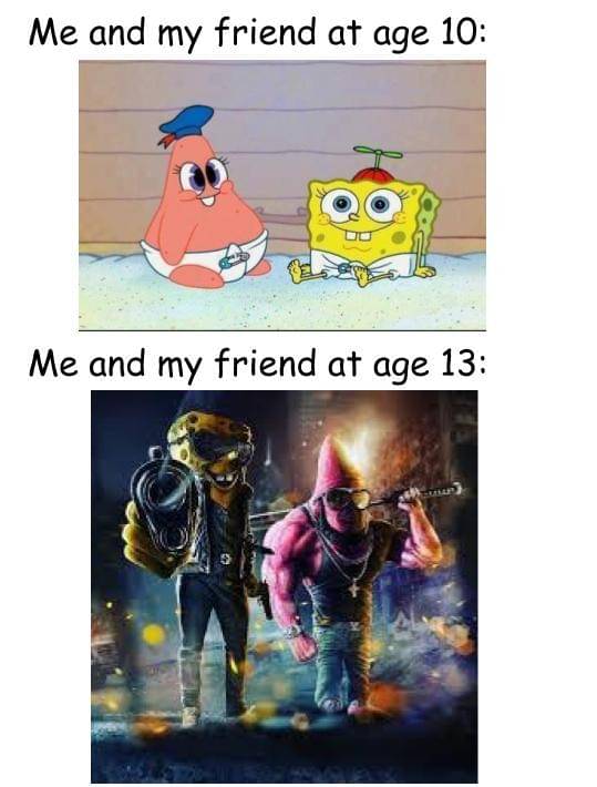 meme kartun tentang masa puber