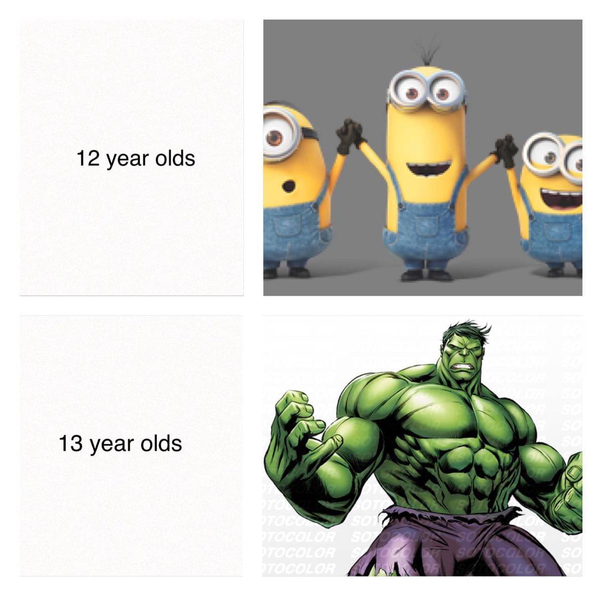 meme kartun tentang masa puber