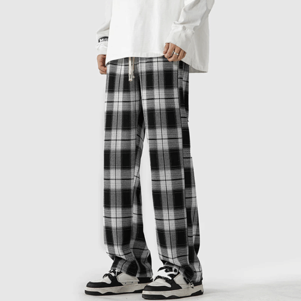 Tamp-X Jogger Baggy Pants Kotak-Kotak