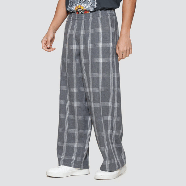 Nevada Woven Pull Checked Loose Fit