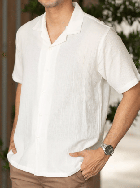 OXYGOLD Kala Shirt Linen Krinkle Basic