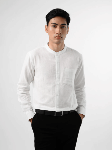 Wilmerstudios Kemeja Linen Shanghai