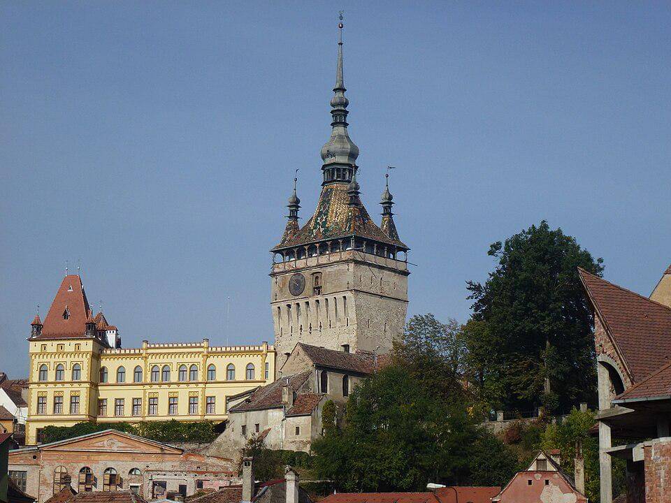 Clock Tower in Sighisoara, Romania