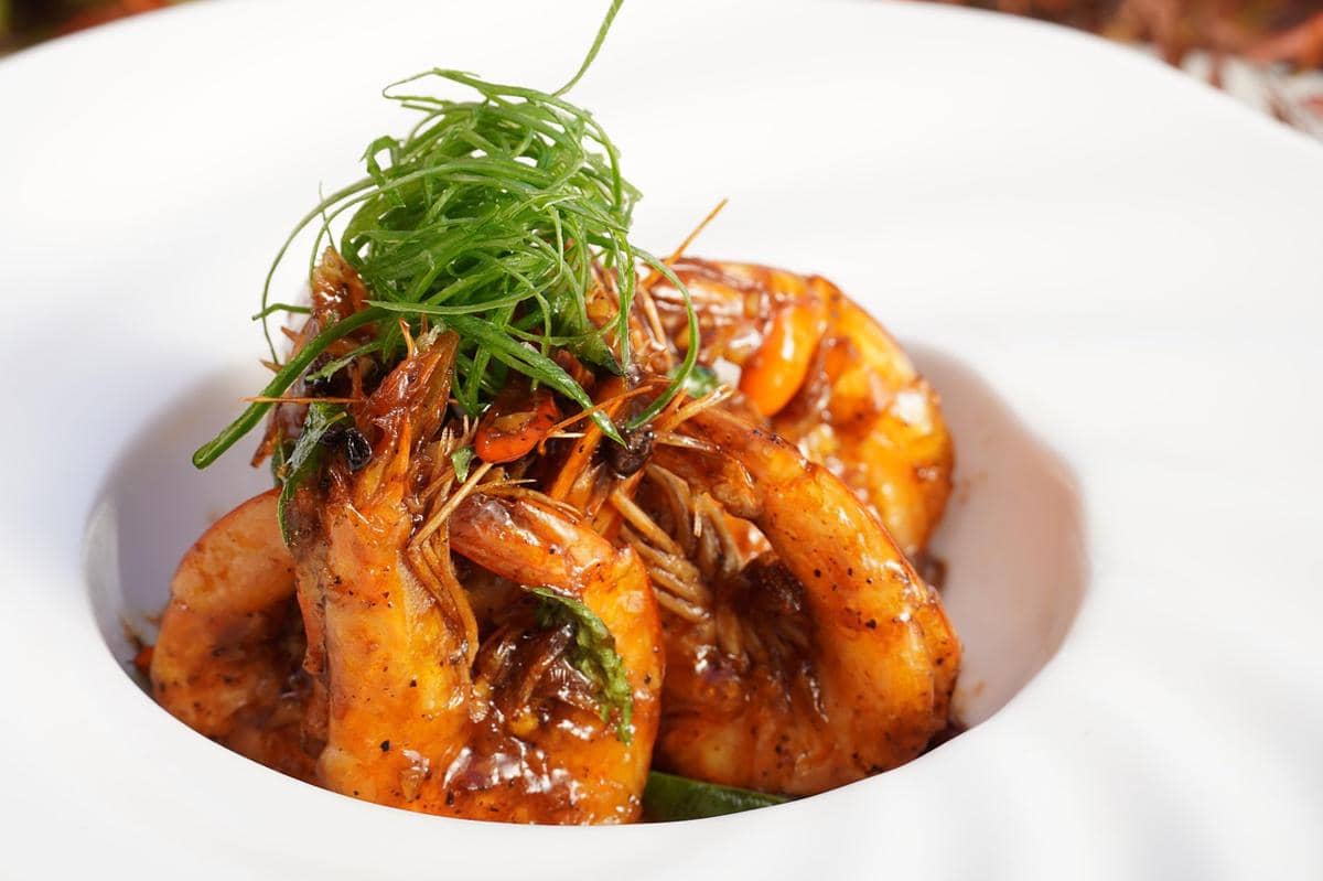 ilustrasi olahan udang 