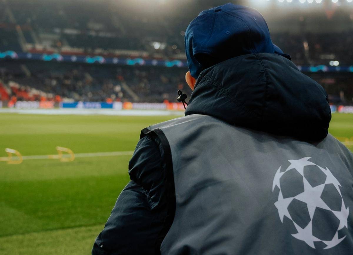 ilustrasi pertandingan Liga Champions