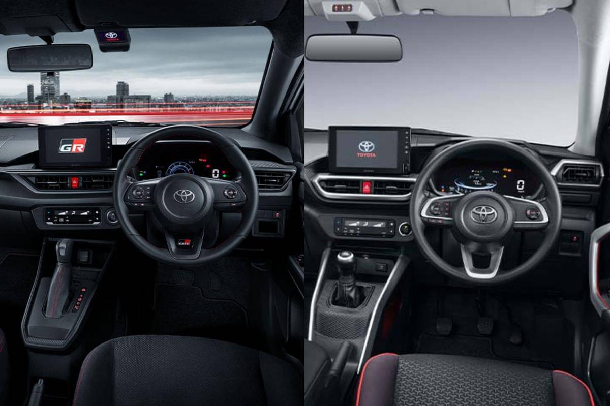 interior Toyota Agya GR-Sport dan Toyota Raize 1.2 G