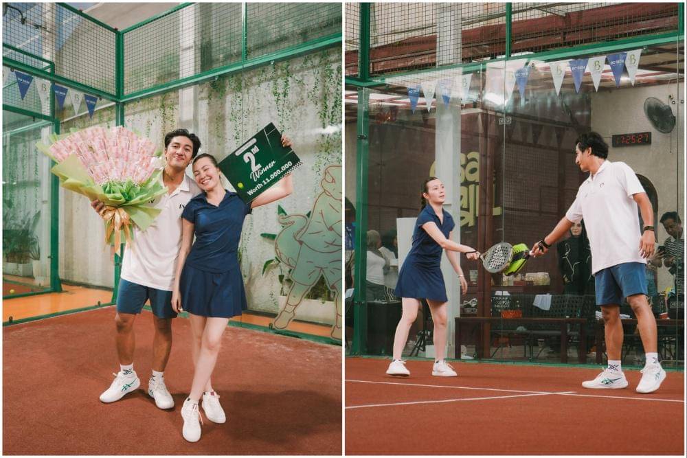 Harris Vriza dan Haviza juara dua turnamen padel