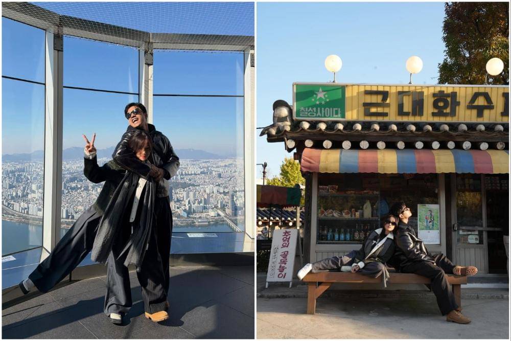 Fuji dan Fadly liburan ke Korea Selatan