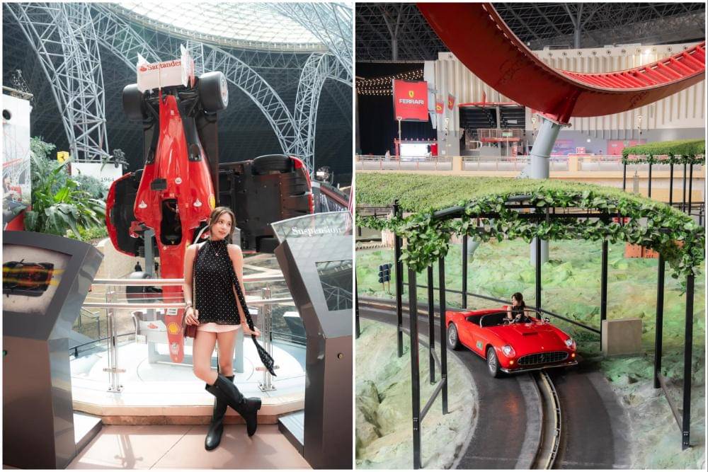 Azizi Asadel ke Ferrari World Yas Island, Abu Dhabi