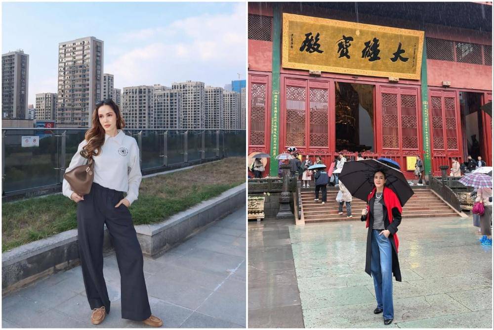 Cathy Sharon jalan-jalan di Hangzhou