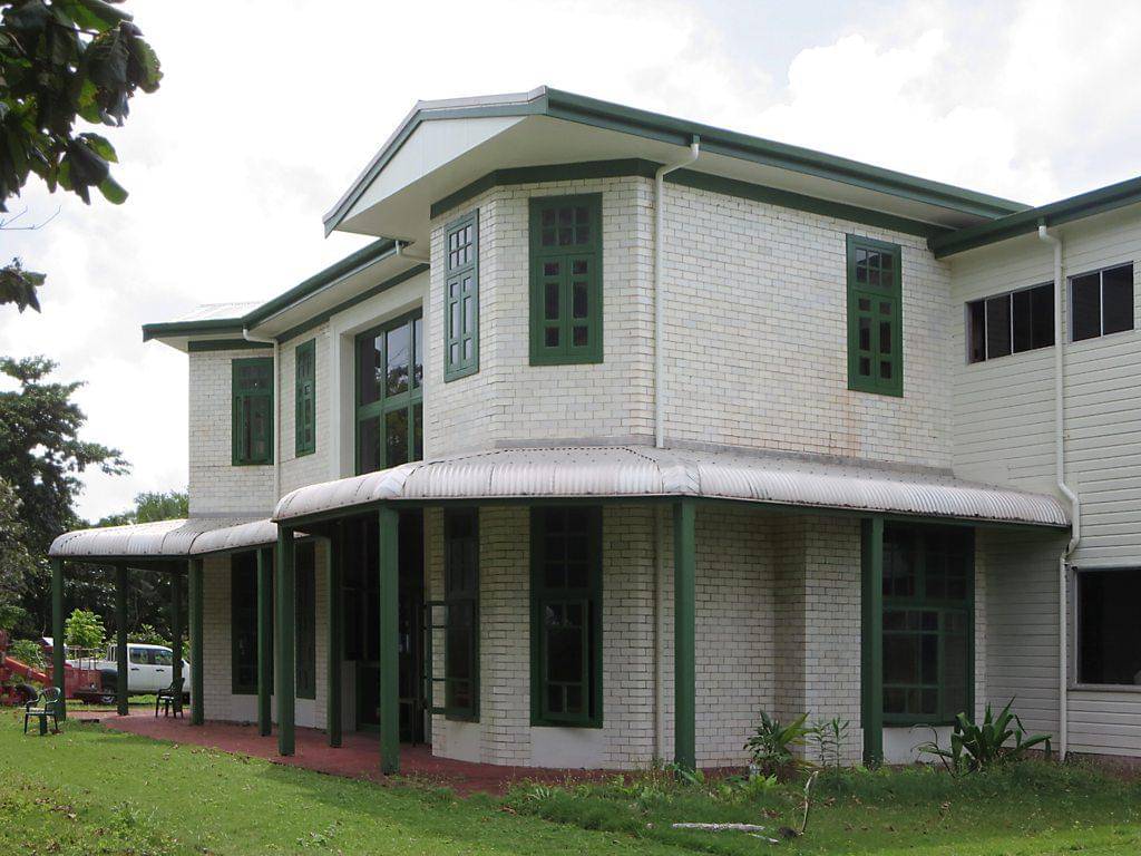 potret Oceania House, rumah keluarga Clunies-Ross yang pernah memerintah Kepulauan Cocos