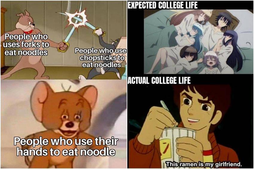 kolase meme kartun tentang mi