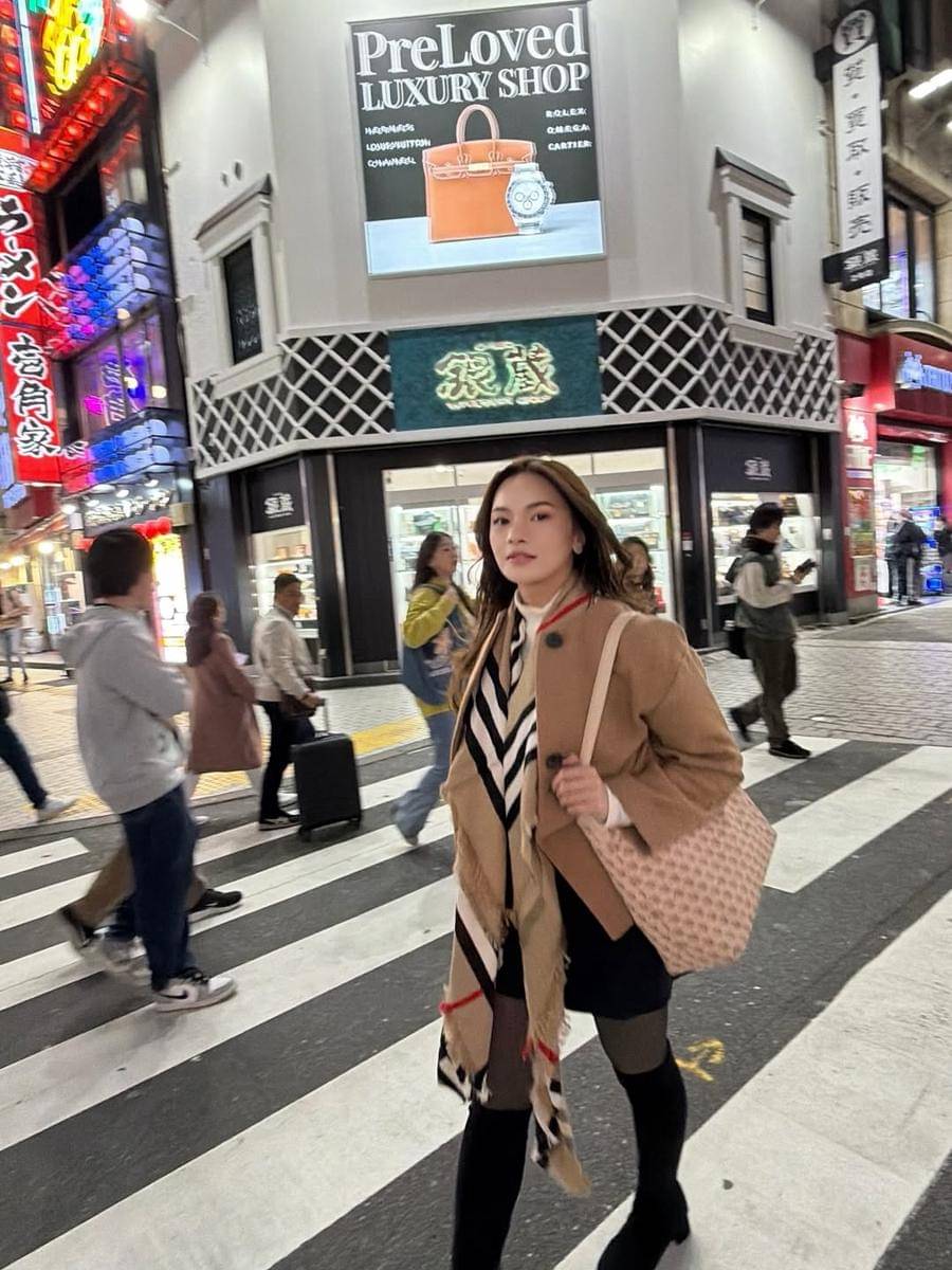 Violenzia Jeanette liburan bareng buah hati ke Jepang