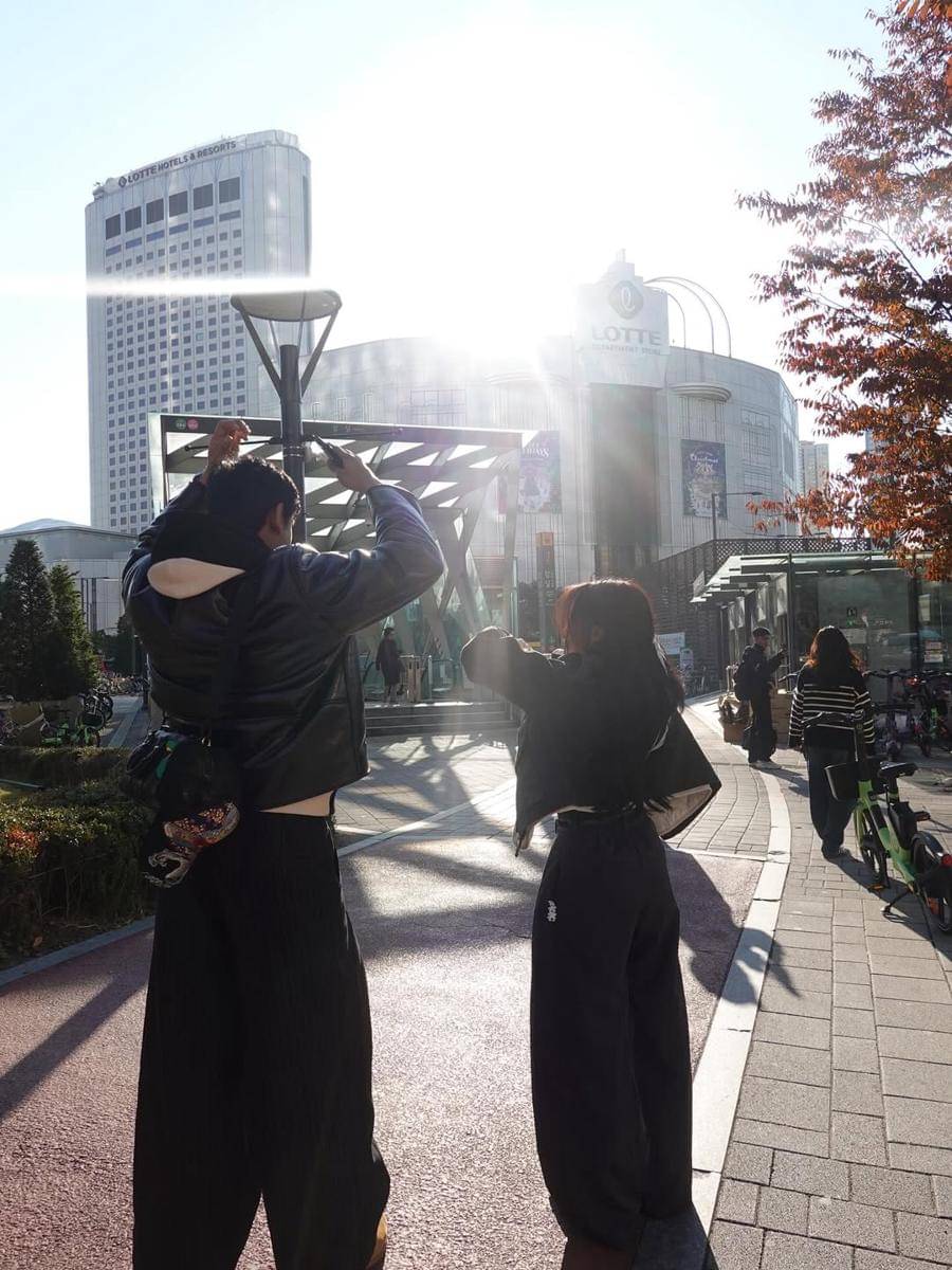 Fuji dan Fadly liburan ke Korea Selatan