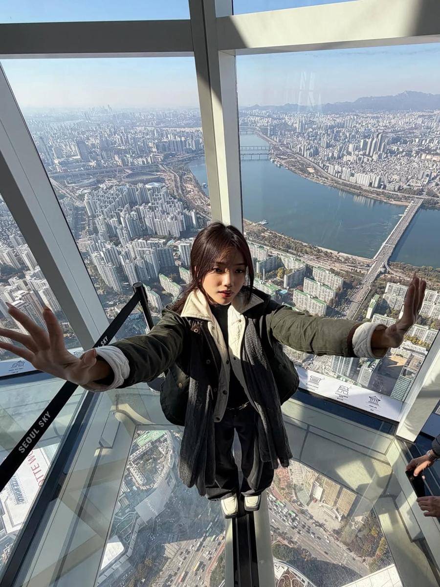 Fuji dan Fadly liburan ke Korea Selatan