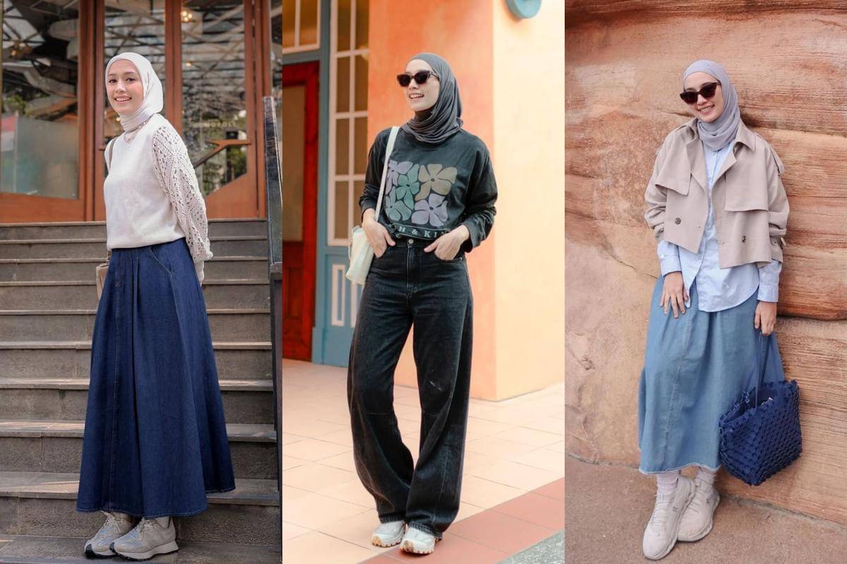 ide padu padan sneakers ala Mega Iskanti 