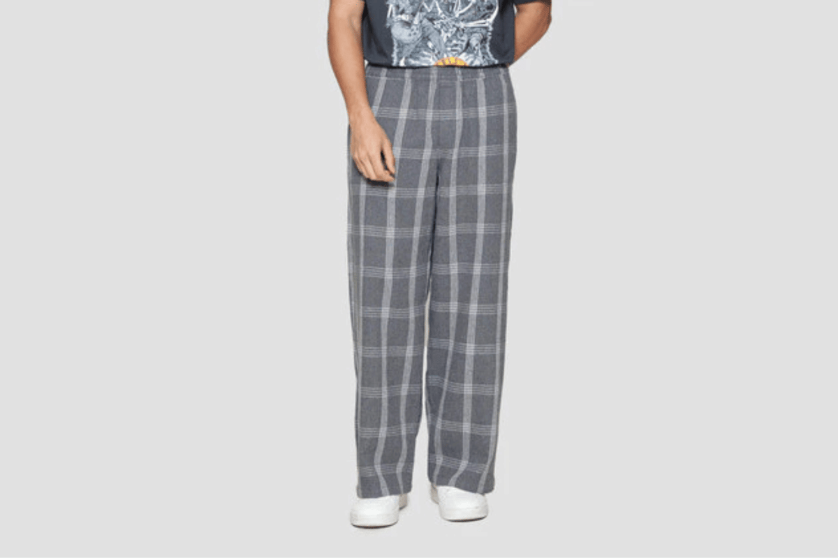 Nevada Woven Pull Checked Loose Fit